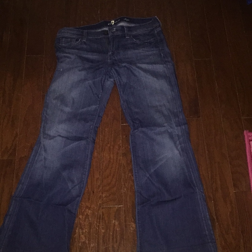 Dojo 7 for all man kind flare jeans size 30